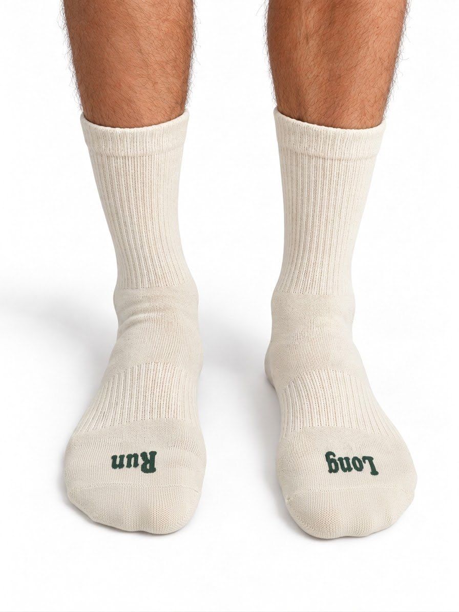 Merino Long Run Sock, view 1