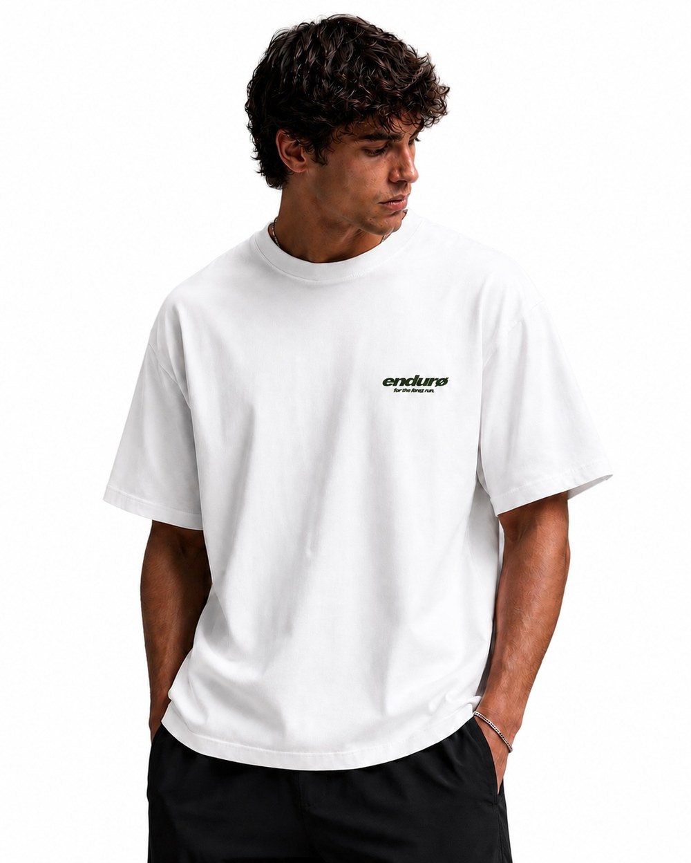 Merino Long Run Tee, front